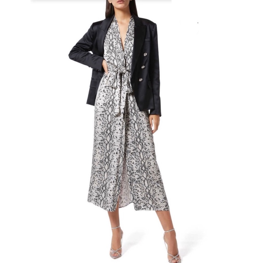 Good American Purely Python Robe • Wrap Dress